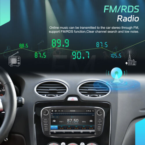 4+64GB CarPlay Android13 Car GPS Navi Radio For Ford Focus Mondeo Galaxy C/S-Max - Picture 15 of 24