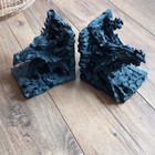 Dragon Head Bookends Set of 2 Resin GoT HotD Gothic 
