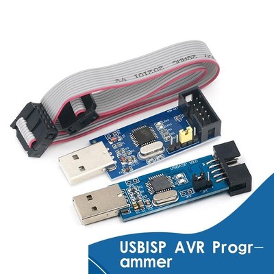 AVR Programmer USB PWM 6-10 Pin Adapter Board USBISP Wire Module Electrical Kit