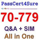 Best Exam Practice Material for 70-779 exam Q&A+SIM