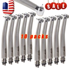 10* NSK Style Dental High Speed Handpiece Standard Head Push 4 Hole SANDENT Dr
