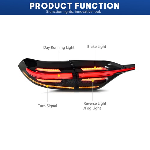 LED Tail Light For 2020-2024 Toyota Corolla Sedan Animation Rear Truck Lamp*3pcs - Picture 17 of 19