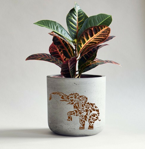 Plantilla Reutilizable Mohendi Elephant Mandala A3 A4 A5 Moderna Shabby Chic/Animal3 - Imagen 3 de 6