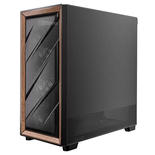 Antec FLUX, 5 x PWM Fans Included, Up to 9 Fans - Mid-Tower E-ATX PC Case - Picture 3 of 8