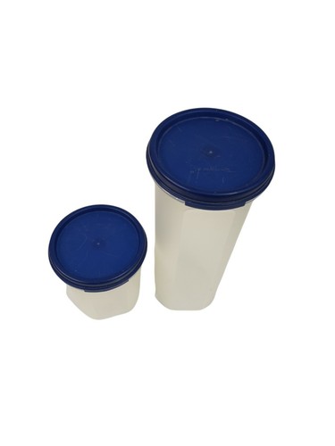 Tupperware 1643-18 And 1606-7 Modular Mates Containers With Lids Made In USA - Picture 6 of 7