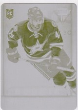 2013-14 Panini Titanium Hockey Valeri Nichushkin Yellow Printing Plate 1/1
