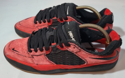 Mens Nike SB Ishod Skate Shoes Size: 9.5 Color: Red Black | eBay