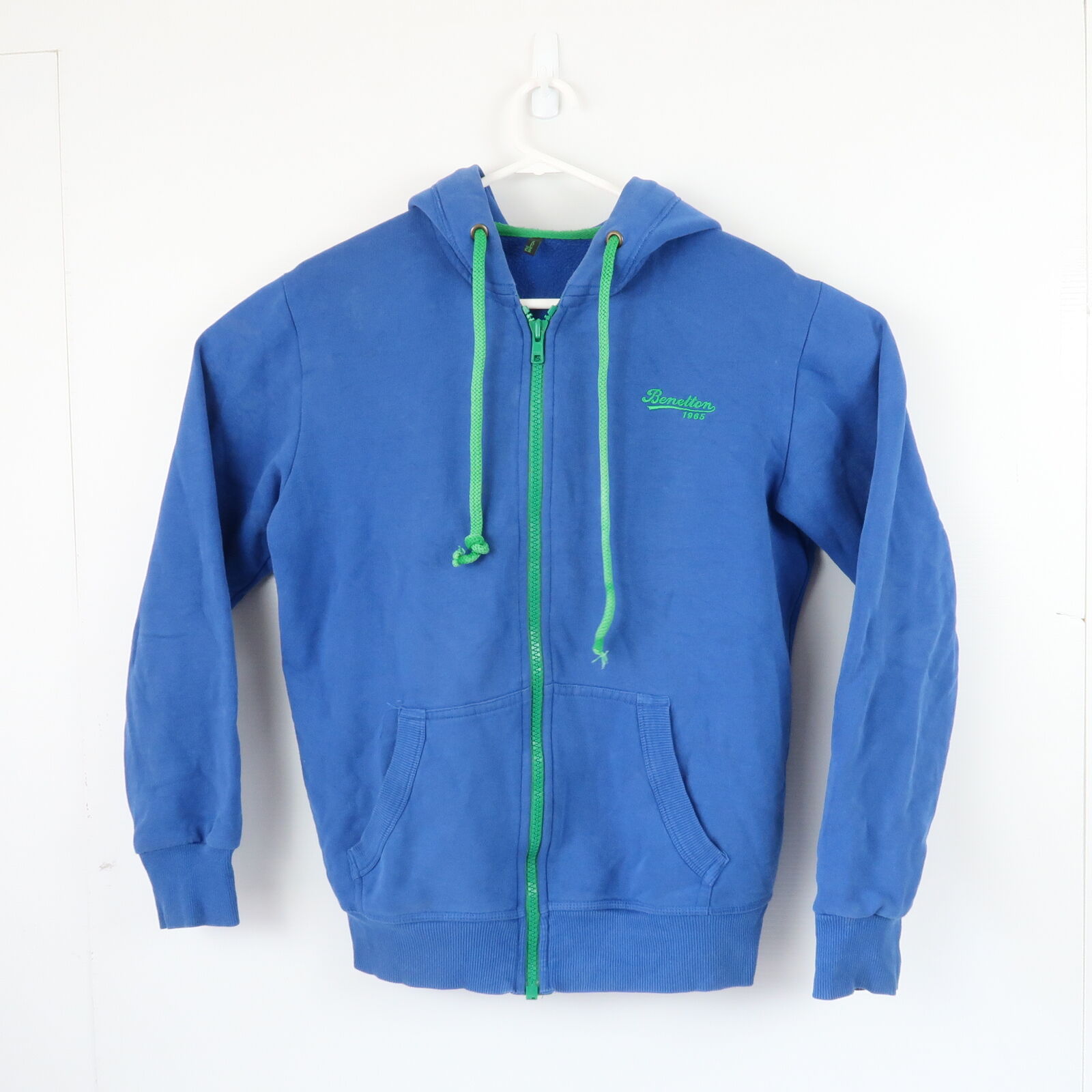 presión Rosa estoy enfermo United Colors Of Benetton Mens Jacket Size S Blue Zip-Up Tracksuit Hoodie  Coat | eBay
