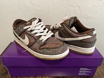 Nike SB Dunk Low Pro Paisley Brown Size 7.5 | eBay Nike SB Dunk Low Pro Paisley Brown Size 7.5 | eBay