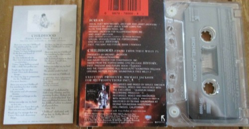 Michael Jackson, Scream, Cassette Single, 1995, Epic - Picture 3 of 4