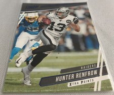 2020 Panini Prestige Football Hunter Renfrow Las Vegas Raiders Xtra Points Blue