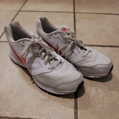 Nike Womens Downshifter 6 684765-100 White Running Shoes Sneakers Size 9.5
