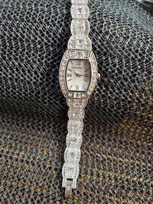 Isaac Mizrahi Silver Link Enamel Bracelet Watch - Isaac Mizrahi | Accessories | Isaac Mizrahi Watch | Poshmark main image 2