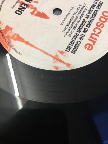 Brian Eno-Discreet Music 1970’s Obscure Records LP Red Labels Island Cover UK - Foto 17 di 17