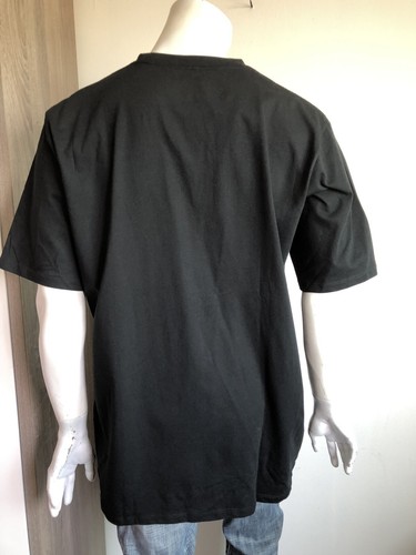 Etudes Black Short Sleeve Wonder Logo Graphic Short Sleeve Cotton T-Shirt XL - Picture 3 of 6