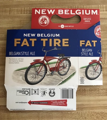New Belgium Fat Tire Beer Carton - Picture 2 of 5