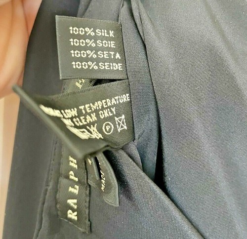 RALPH LAUREN BLACK LABEL WOMENS SILK PANTS -SIZE 4 - Picture 7 of 7