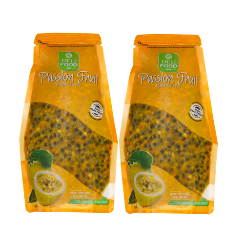 Passion Fruit Maracuya Pulp No Added Sugar ideal  juice cocktail smoothie 2 PACK - Picture 1 of 5