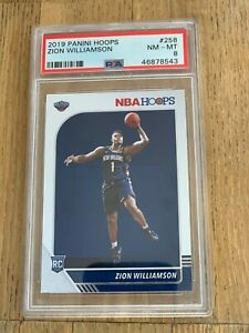 2019 Panini NBA Hoops Zion Williamson Rookie Card PSA 8 NM #258 RC Pelicans  | eBay