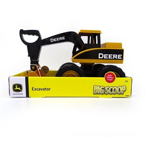 John Deere 38cm Kids Scoop Excavator Construction Truck Toys 3y+ - Picture 2 of 3