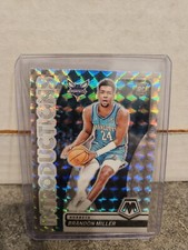 2023-24 Mosaic Basketball Brandon Miller Introductions Silver Mosaic Rookie #13