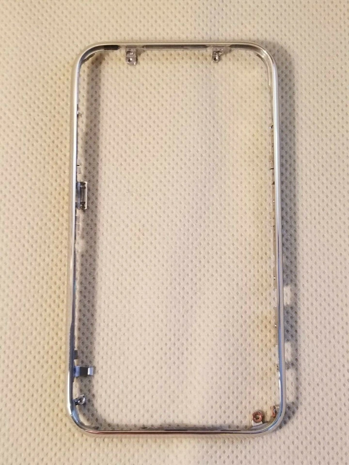 Nova moldura frontal de metal cromada Apple - IPHONE 3G 3GS A1241 A1324 A1303 A1325 - Imagem 3 de 4