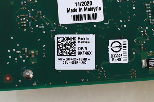 Dell XL710-QDA2 Dual-Port 40GbE QSFP+ PCIe x8 Network Card Dell P/N: 0KF46X - Afbeelding 5 van 5