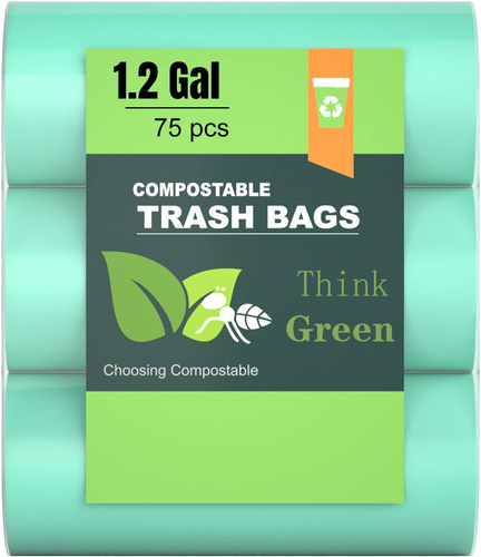 Trash Bags Small 1.2 Gallon , Garbage Bags for Home Office Kitchen Fit 5 Liter 5 - Picture 10 of 12