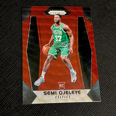 Semi Ojeleye 2017-18 Panini Prizm Ruby Wave RC #17 Boston Celtics