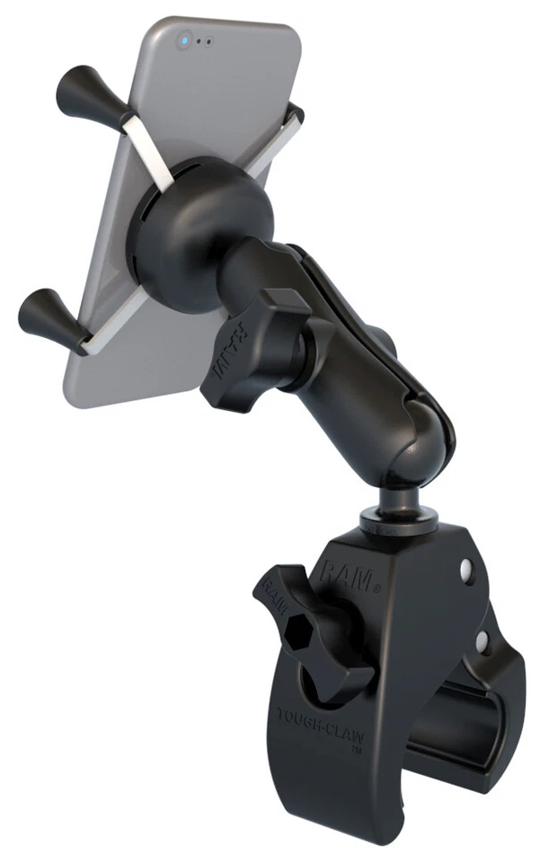 RAM-B-400-UN7 RAM X-Grip Phone Mount w/ RAM® Tough-Claw Small Clamp Base - Image 2 of 3