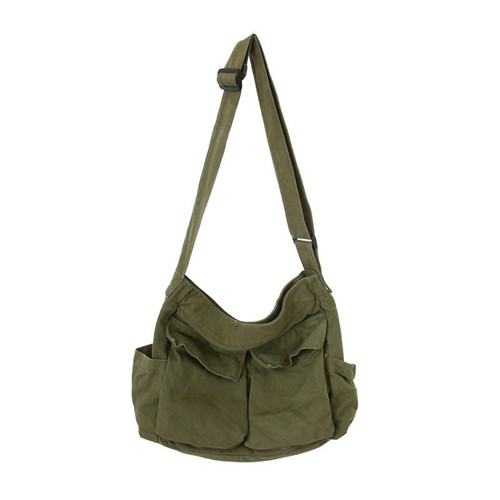Large Capacity Canvas Shoulder Messenger Bag Crossbody Satchel Travel Handbags - Picture 15 of 17