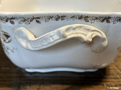 Alfred MEAKIN WESTMEATH Transferware Covered Vegetable Dish Casserole w Lid - Picture 18 of 24