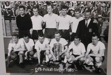 Borussia Dortmund DFB Pokal Sieger 1965 Fan Card 21x15 cm Das Team Finale #FPG50