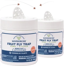 Wondercide - Fruit Fly Traps for Indoors - Fruit Fly Killer - Pet and People Saf