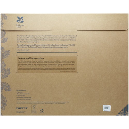 National Trust Worktop Protector Pheasant Chopping Board Large 50x 40cm Tuftop - Picture 4 of 6