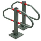 Parkplatzsperre Parkbügel Sperrbügel Absperrung klappbar abschließbar 2x Bituxx