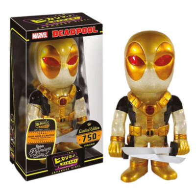 Figurine Deadpool Hikari Glitter Noir Et Or - X-Men - édition Limitée