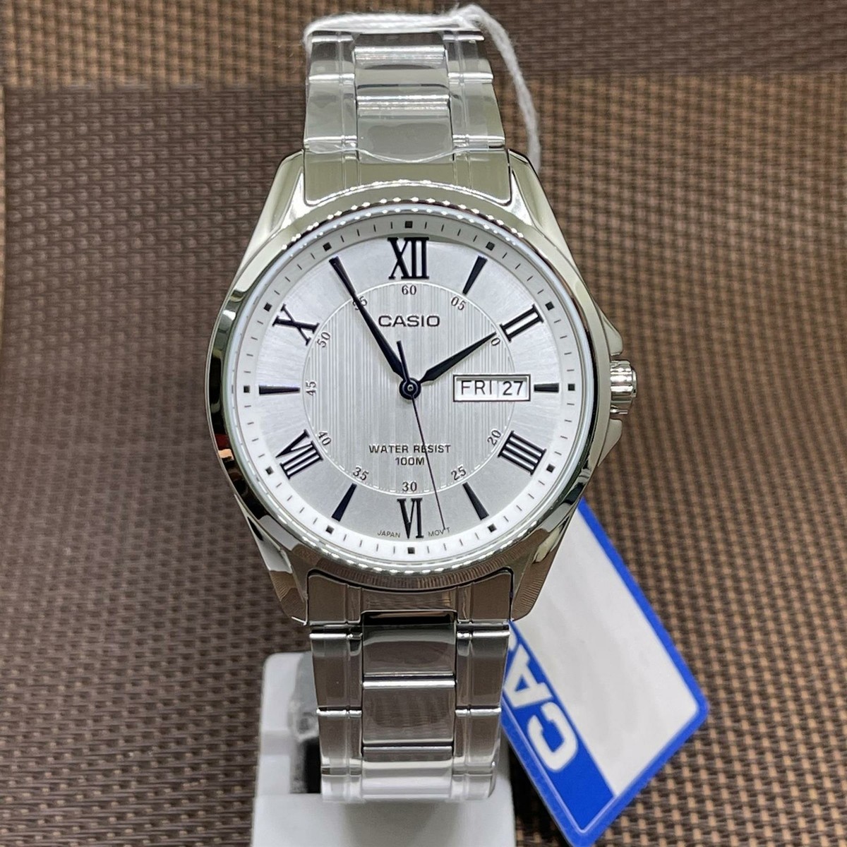 Casio MTP-1384D-7A2 Standard Analog Stainless Steel Bracelet Men's