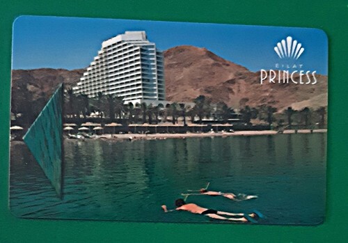 ISRAEL Princess Hotel Eilat room key card - Picture 1 of 2