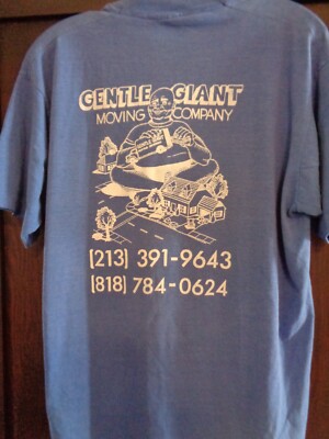 GENTLE GIANT moving company t shirt. | eBay