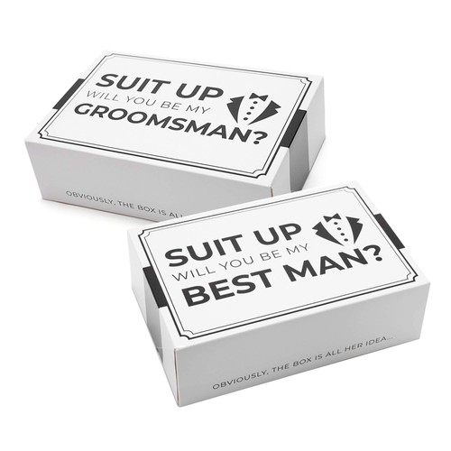 Trauzeugen Box (6er Pack) Trauzeugen Geschenk I Trauzeugen Vorschlagsbox | Trauzeugen Gi...