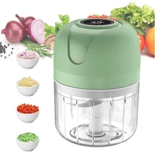 Electric Garlic Chopper 250ML Mini Vegetable Chopper With USB Rechargeable