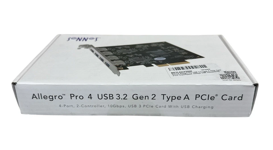 Sonnet Allegro Pro USB 3.2 Type A PCIe Card (Four SuperSpeed 10Gbps USB Conne... - Image 3 of 3