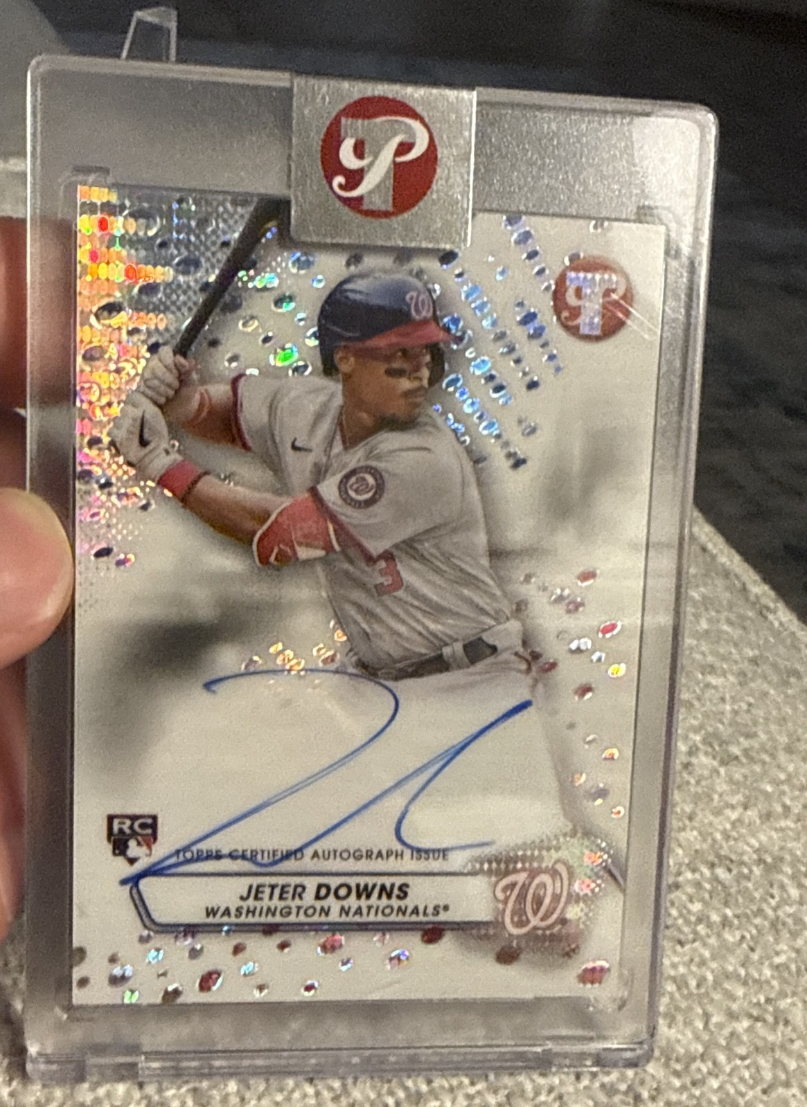 2023 Topps Pristine - Pristine Autographs Jeter Downs #PA-JDO (AU, RC)