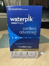 WATERPIK Cordless Advanced 2.0 Water Flosser - Teeth, Gums Portable WP-580 White