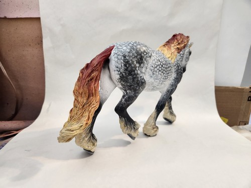 Breyer Custom Shire Shannondell to Mulberry Grey - Picture 5 of 11