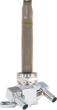 PINGEL 3311-D-CH Fuel Valve - 22 mm - Hex - 90° - Chrome