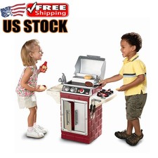 Play Pretend Kids Backyard Barbecue Grill BBQ Toy Pretend Cookout Set 9.80lbs