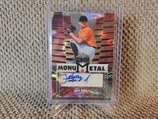 2024 Leaf Metal Juan Nunez Autograph MM-JN1 Monumetal Orange Lava Wave #1/1