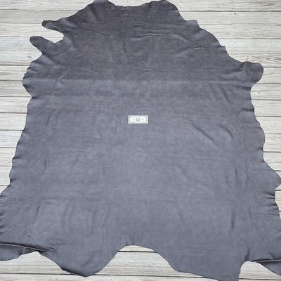 Dark Charcoal Leather Whole Cow Hide High Quality 44.5 sqft Tango Anthracite L15